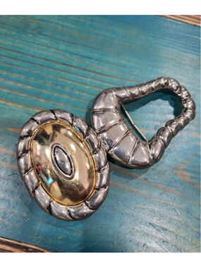 DAME Vintage Interlocking Belt Buckle Set